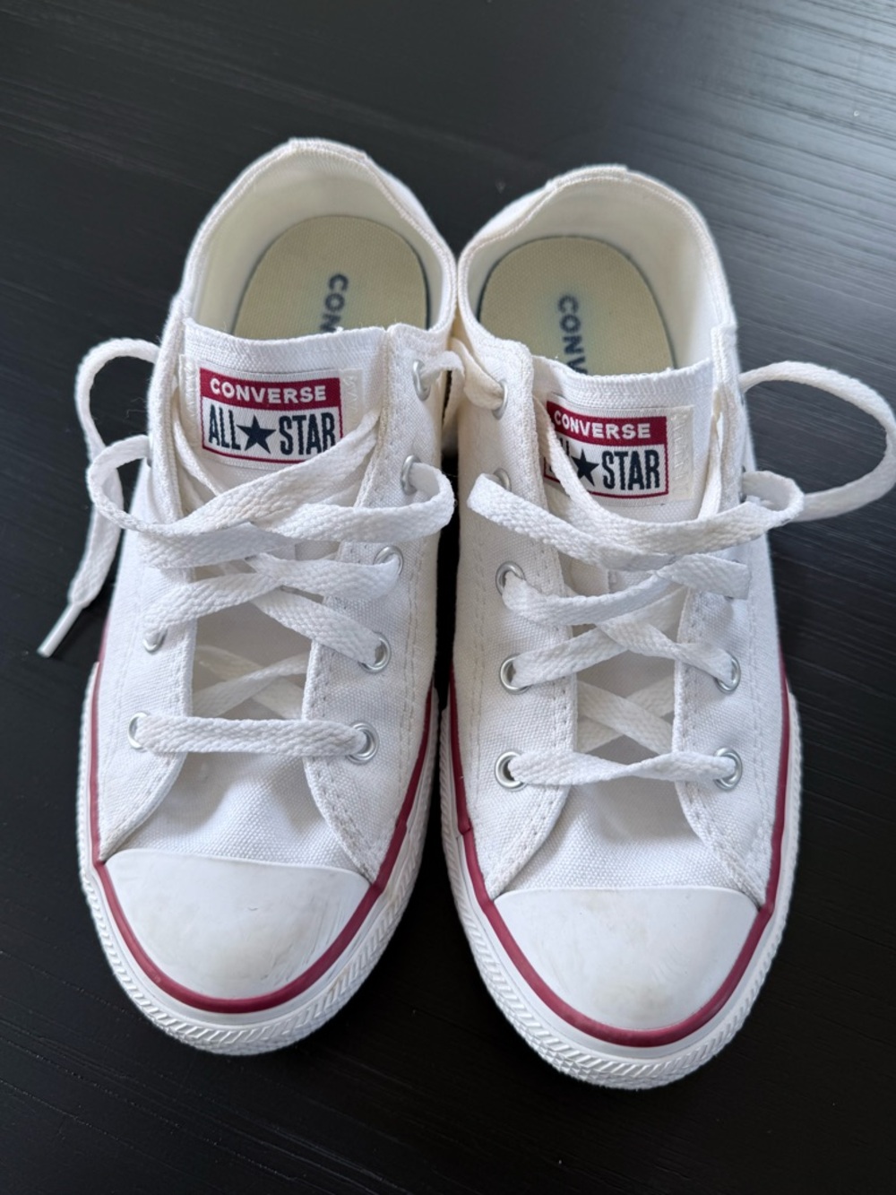 Converse All Star Kids Sneakers – White – Size 3 (Youth)